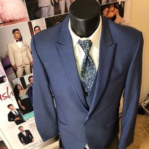 LANE TUXEDO Ike Evening - by Ike Behar indigo blue Lane tuxedo BRAND NEW!